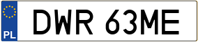 Truck License Plate